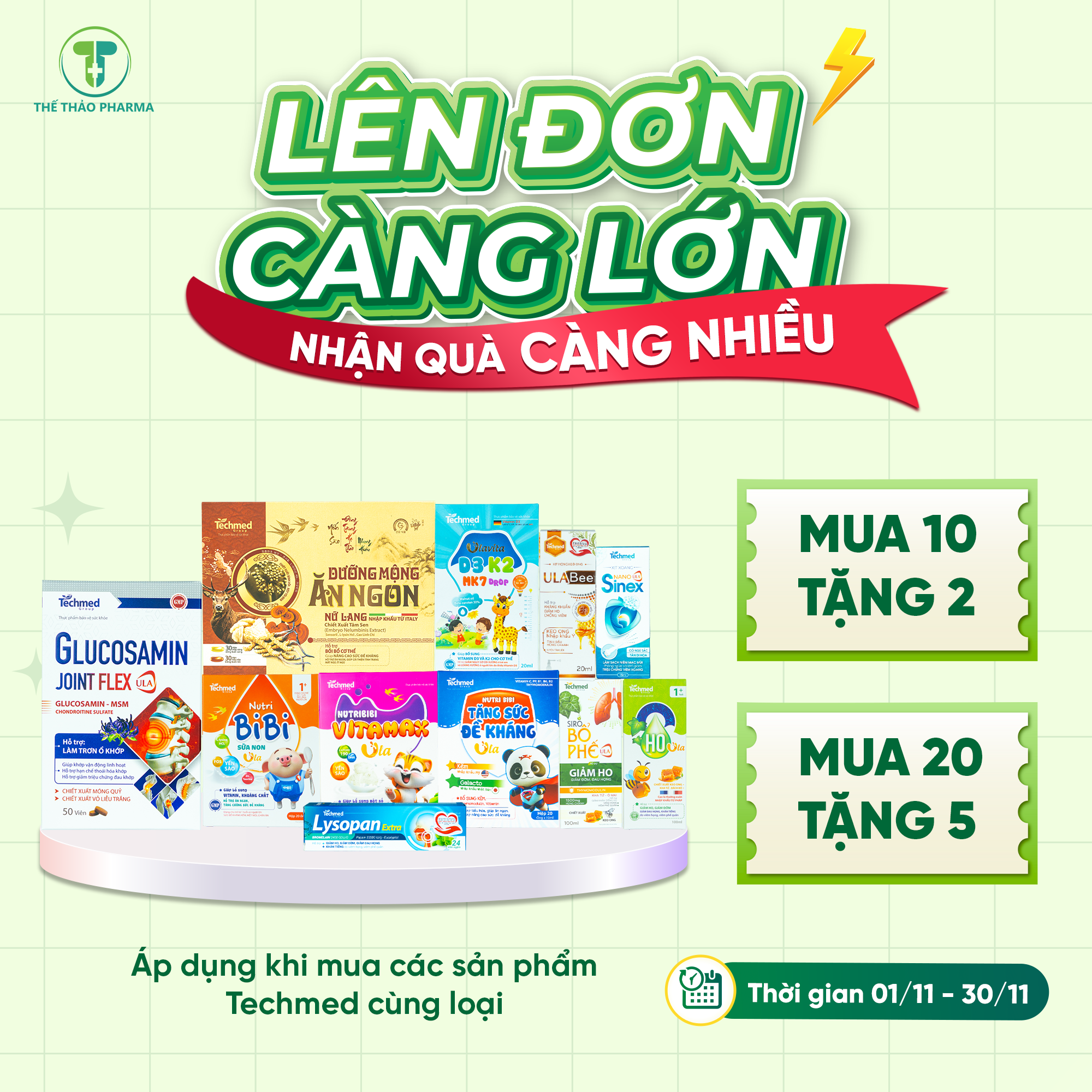⚡ LÊN ĐƠN CÀNG LỚN – NHẬN QUÀ CÀNG NHIỀU ⚡